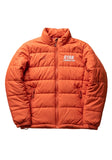 Vibrant Orange Quilted Winter Jacket