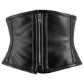 Handmade Faux Leather Underbust Corset  Waist Slimming & Body Shaping Corset