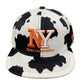 NY Cowhide Print Baseball Cap