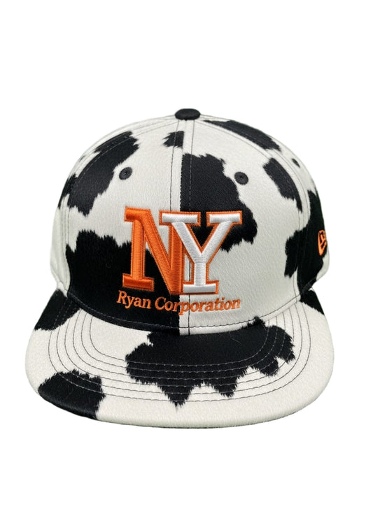 NY Cowhide Print Baseball Cap