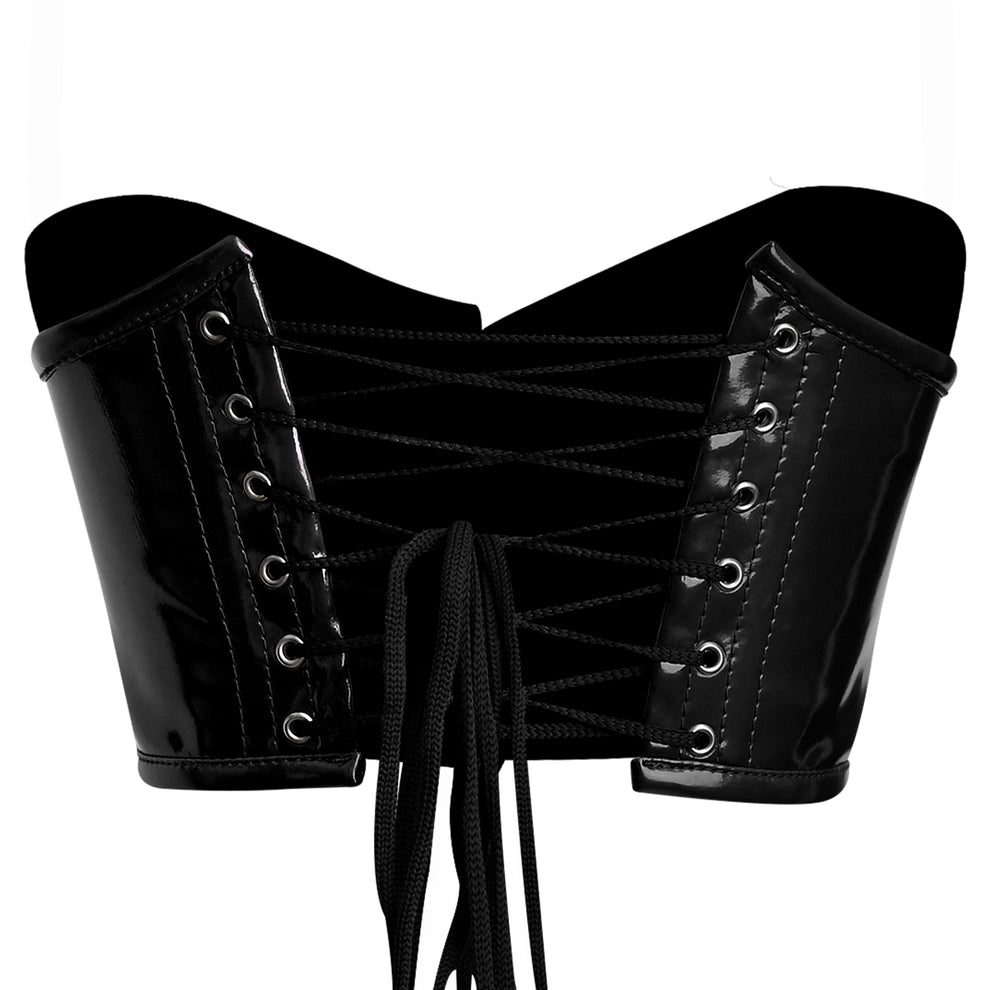 Handmade PVC Bustier Top  Classy Shaping & Stylish with Removable Straps