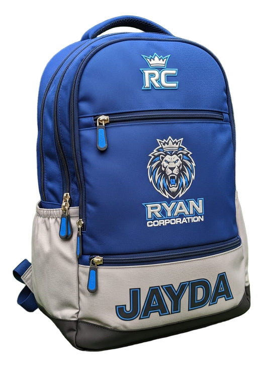 Ryan Corporation Blue & Gray ODU Backpack