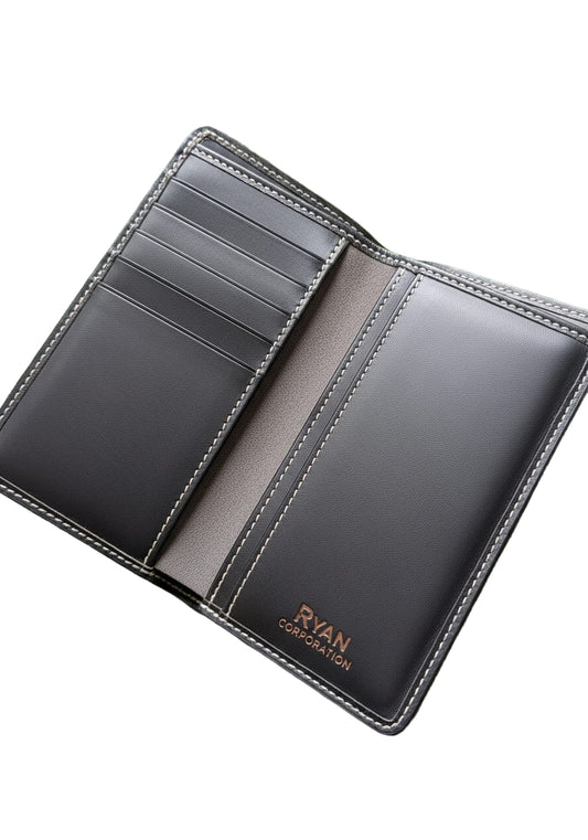 Dark Gray Leather Wallet  Ryan Corporation