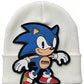Ryan Corporation Off-White Beanie with Vintage Blue Character Patch