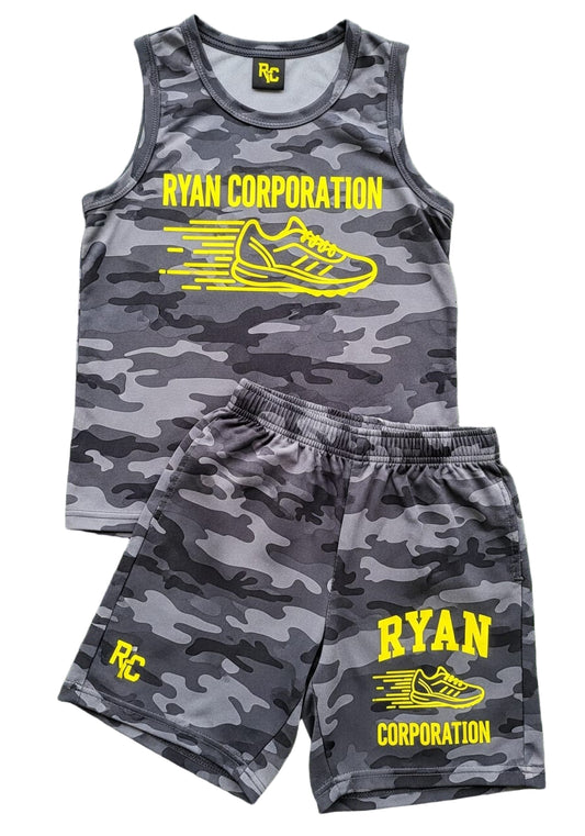 Ryan Corporation Kids’ Gray Camo