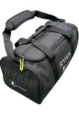 Black Duffel Bag with Ryan Logo & Martial Arts Emblem