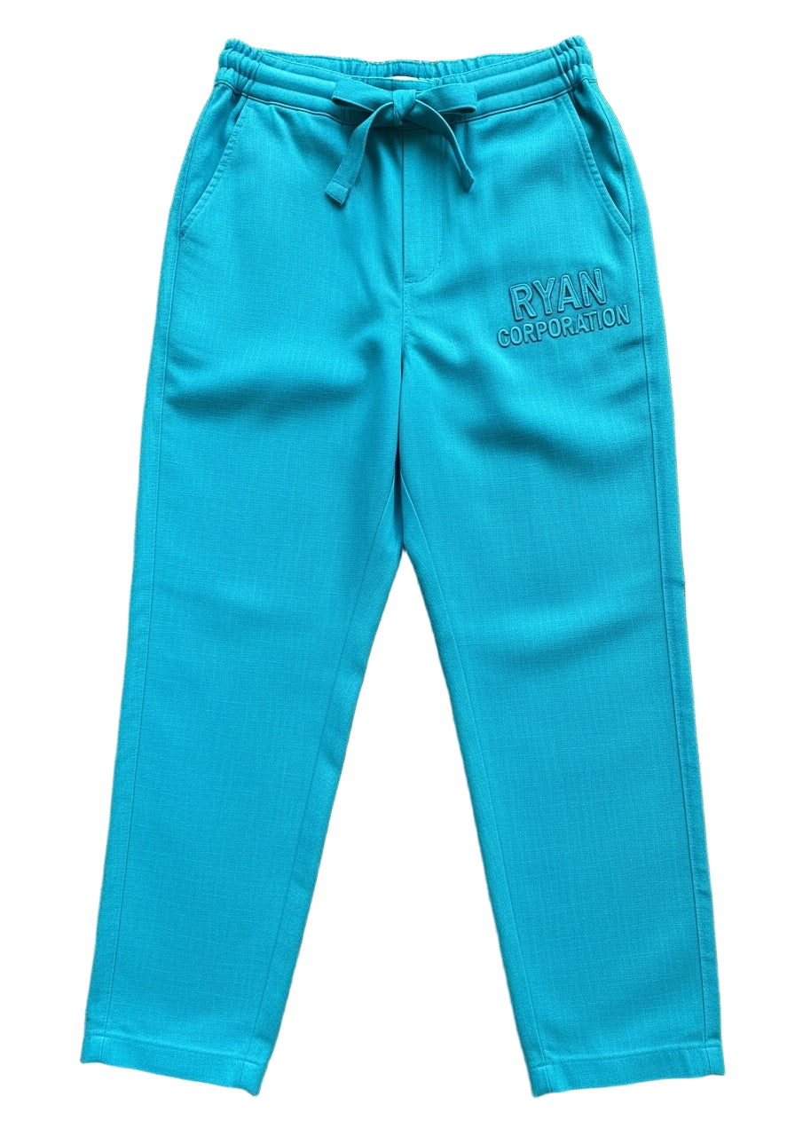 Women’s Turquoise Relaxed Fit Pants