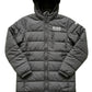 Black Quilted Hooded Jacket