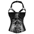Handmade Real Leather Overbust Corset  Gothic Style & Waist Shaping