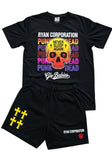 Ryan Corporation Skull T-Shirt & Shorts Set