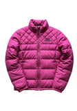 Magenta Quilted Down Jacket