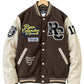 Brown & Beige RC Letterman Jacket