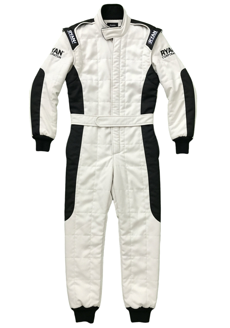 Fully White OMP Kart Racing Suit