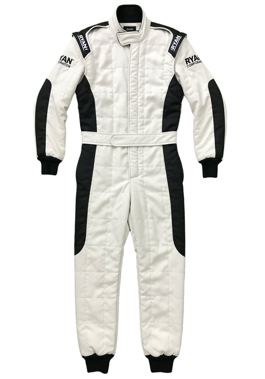 Fully White OMP Kart Racing Suit