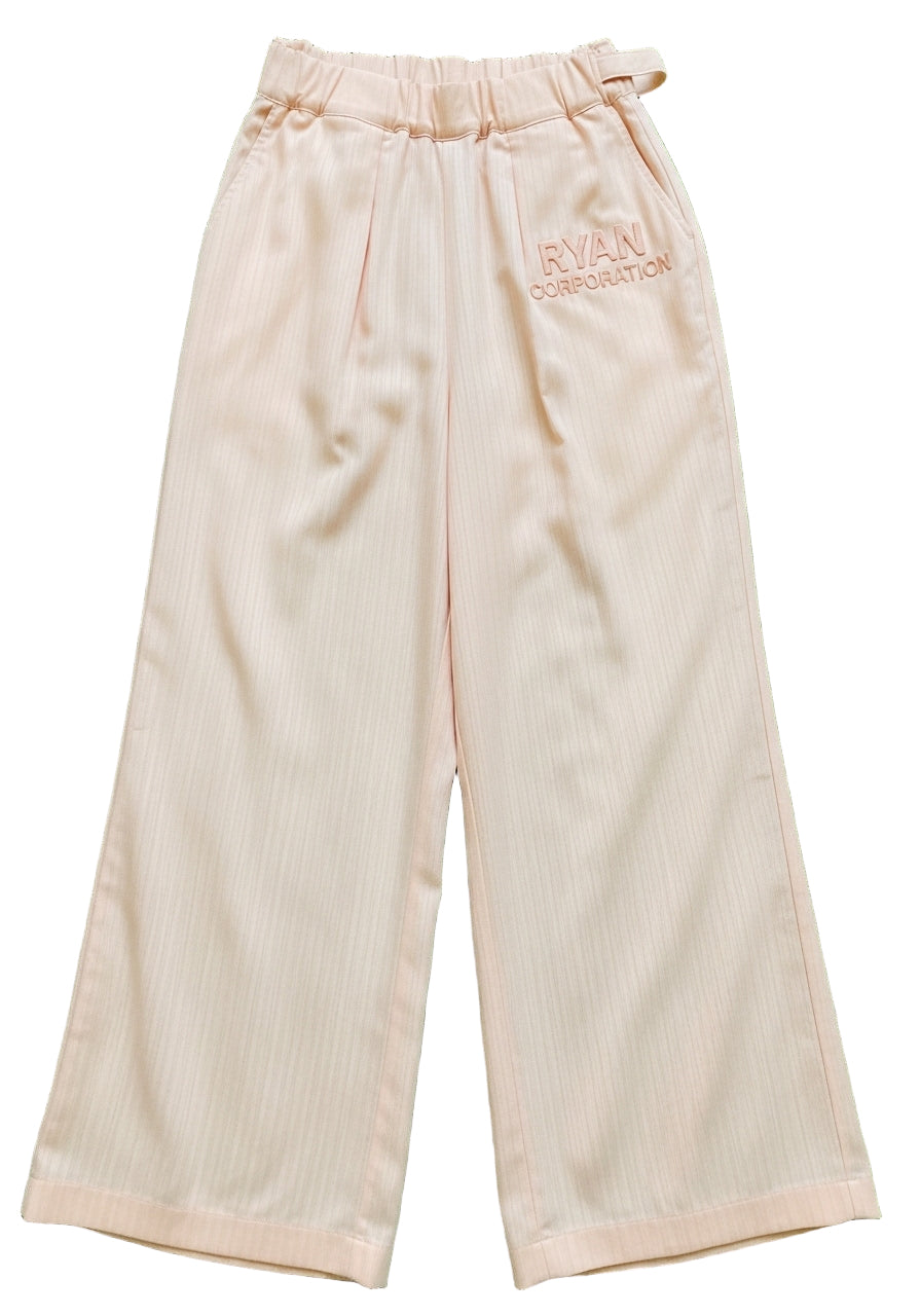Light Peach Wide Leg Pants