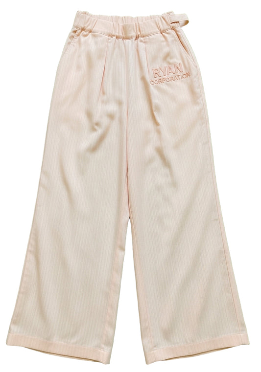 Light Peach Wide Leg Pants