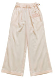 Light Peach Wide Leg Pants