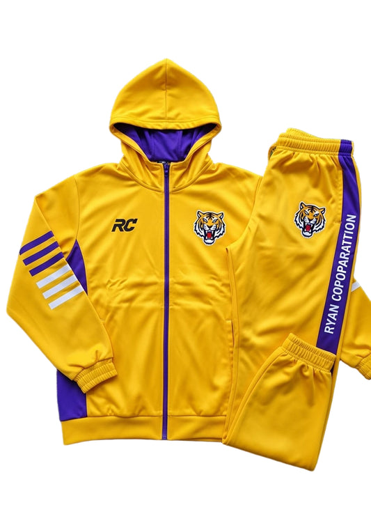 Ryan Corporation Yellow & Purple Tracksuit