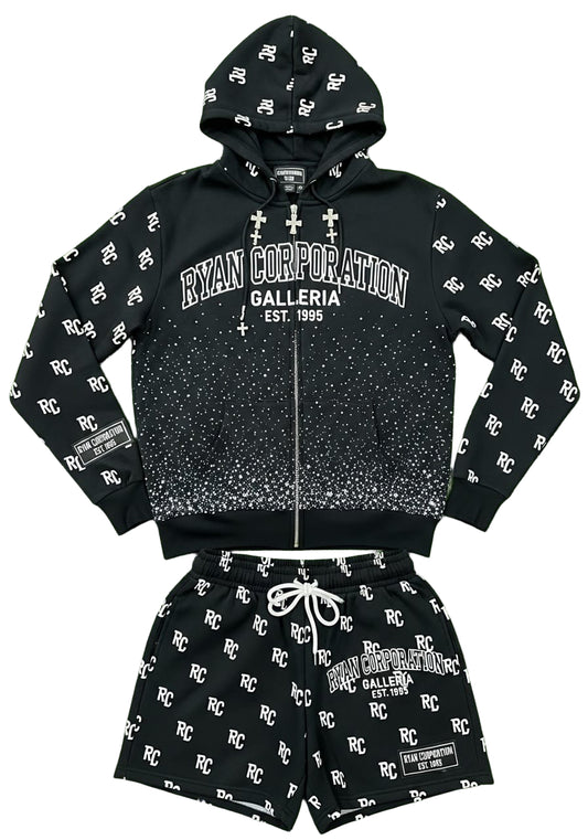 Ryan Corporation Galleria Black RC Sweatsuit Set