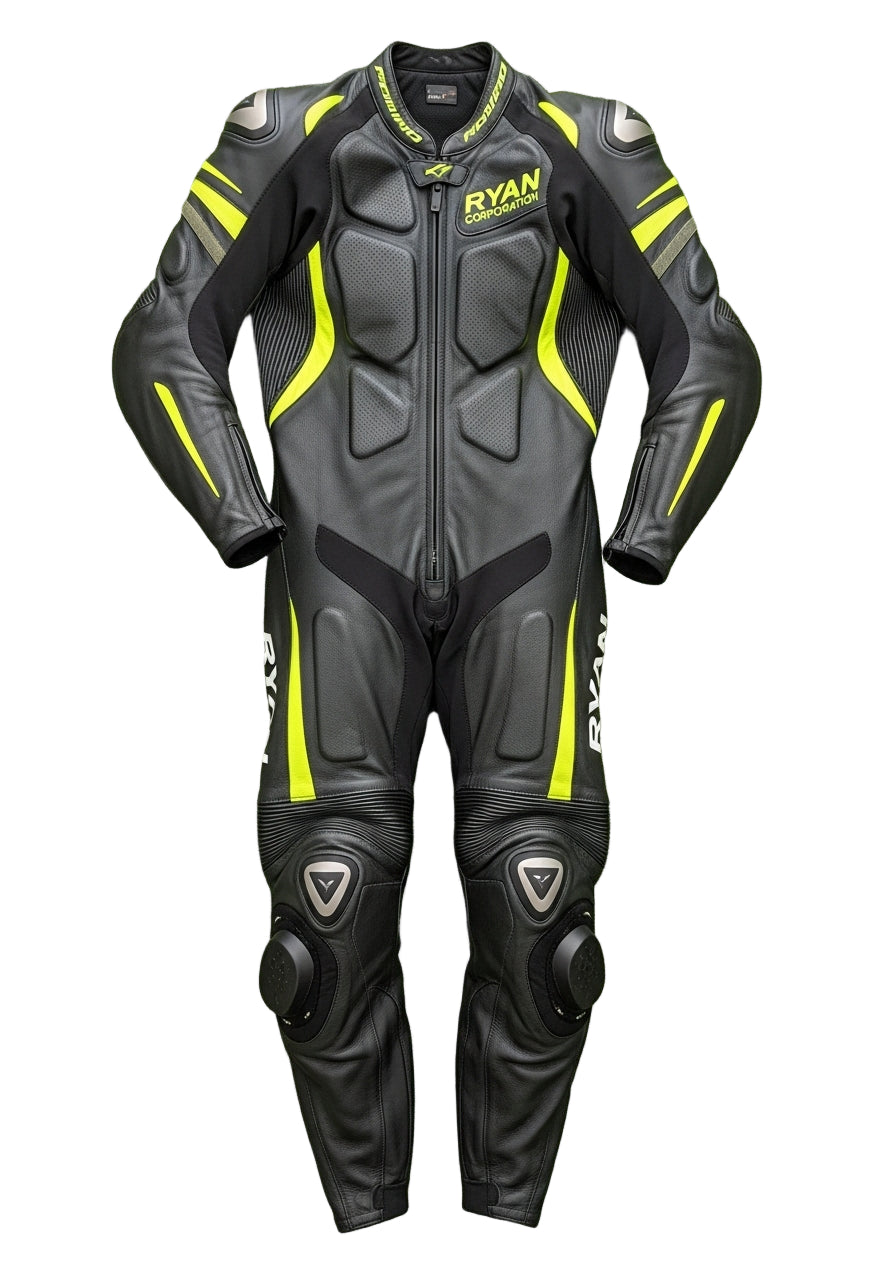 Premium Cowhide Leather Motorcycle Suit