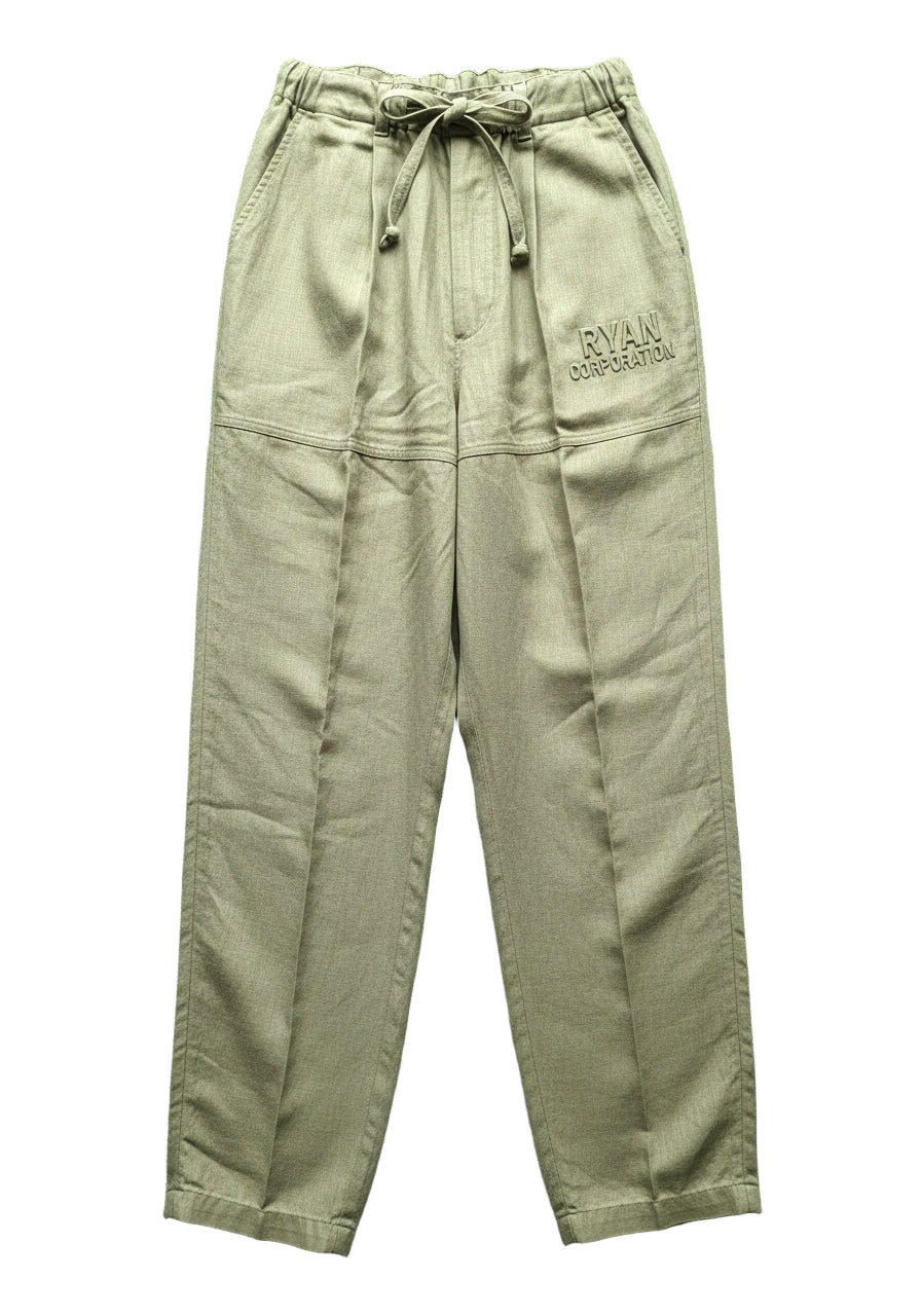 Olive Green Casual Trousers