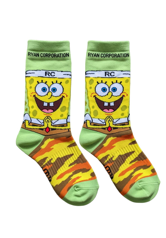 Light Green Cartoon Character Socks RC Headband Edition