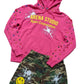 ARENA STUDIO Hoodie & Camo Shorts Set  Pink/Multicolor (Ryan Corporation)