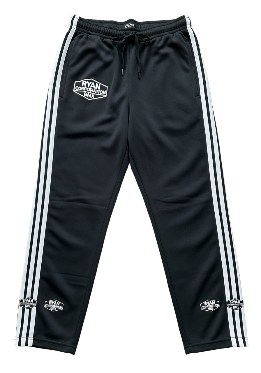 RYAN BMX Track Pants  Black & White Striped