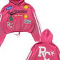 Vibrant Pink Sparkling Hoodie  Ryan Corporation