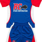 Royal Blue RC Sports Uniform  Ryan Corporation Jersey & Shorts Set