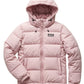 Light Pink Hooded Puffer Jacket