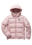 Light Pink Hooded Puffer Jacket
