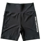 Women’s High-Waisted Biker Shorts Matte Black