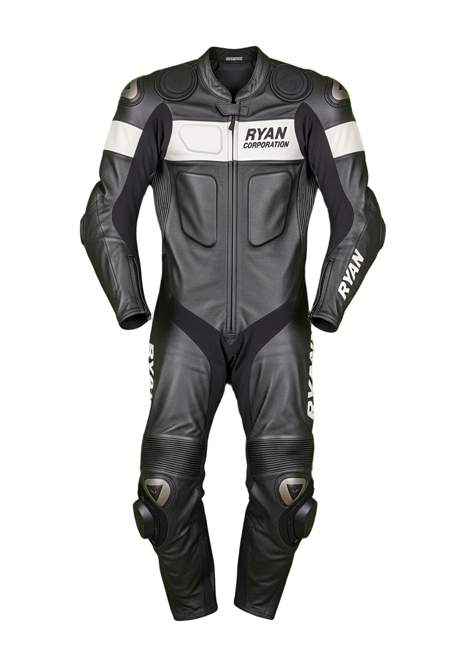 Custom Premium Cowhide Leather Motorcycle Suit