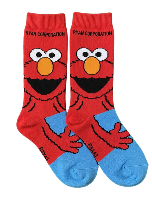 Elmo Crew Socks  Red & Blue
