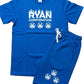 Ryan Corporation Royal Blue T-Shirt & Shorts Set