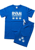 Ryan Corporation Royal Blue T-Shirt & Shorts Set