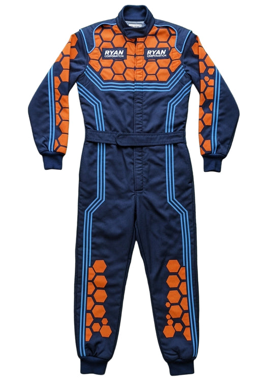 Dark Blue Racing Jumpsuit