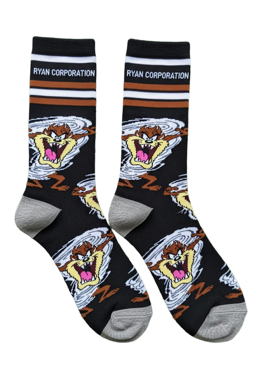 Black Tasmanian Devil Socks