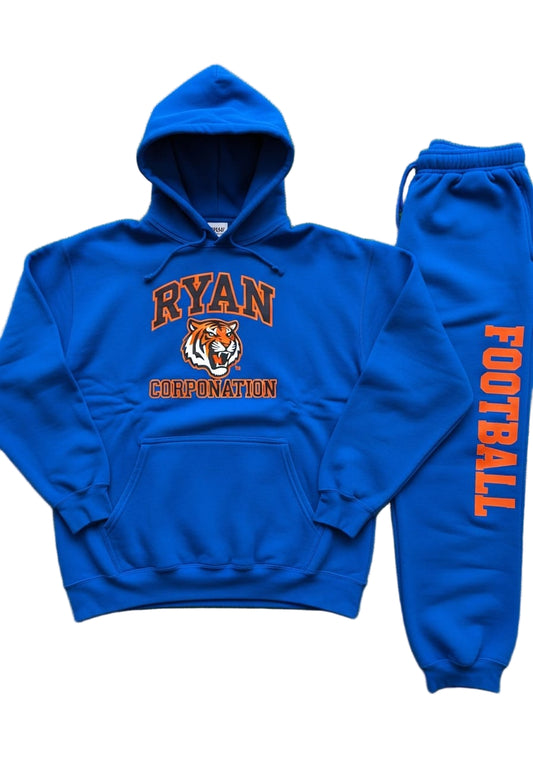Ryan Corporation Royal Blue Hoodie & Sweatpants Set