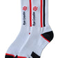 White Athletic Socks with Black & Red Accents  Ryan Corporation