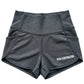 Women’s High-Waisted Athletic Shorts Dark Heather
