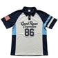Ryan Corporation Gray & Navy Short Sleeve Shirt