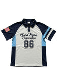 Ryan Corporation Gray & Navy Short Sleeve Shirt