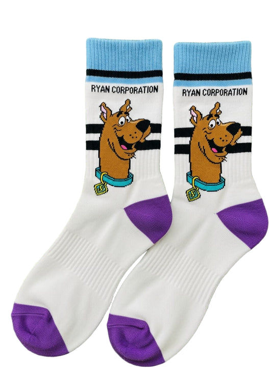 White Scooby-Doo Crew Socks