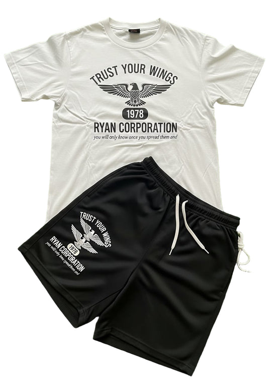 Ryan Corporation Trust Your Wings T-Shirt & Shorts Set