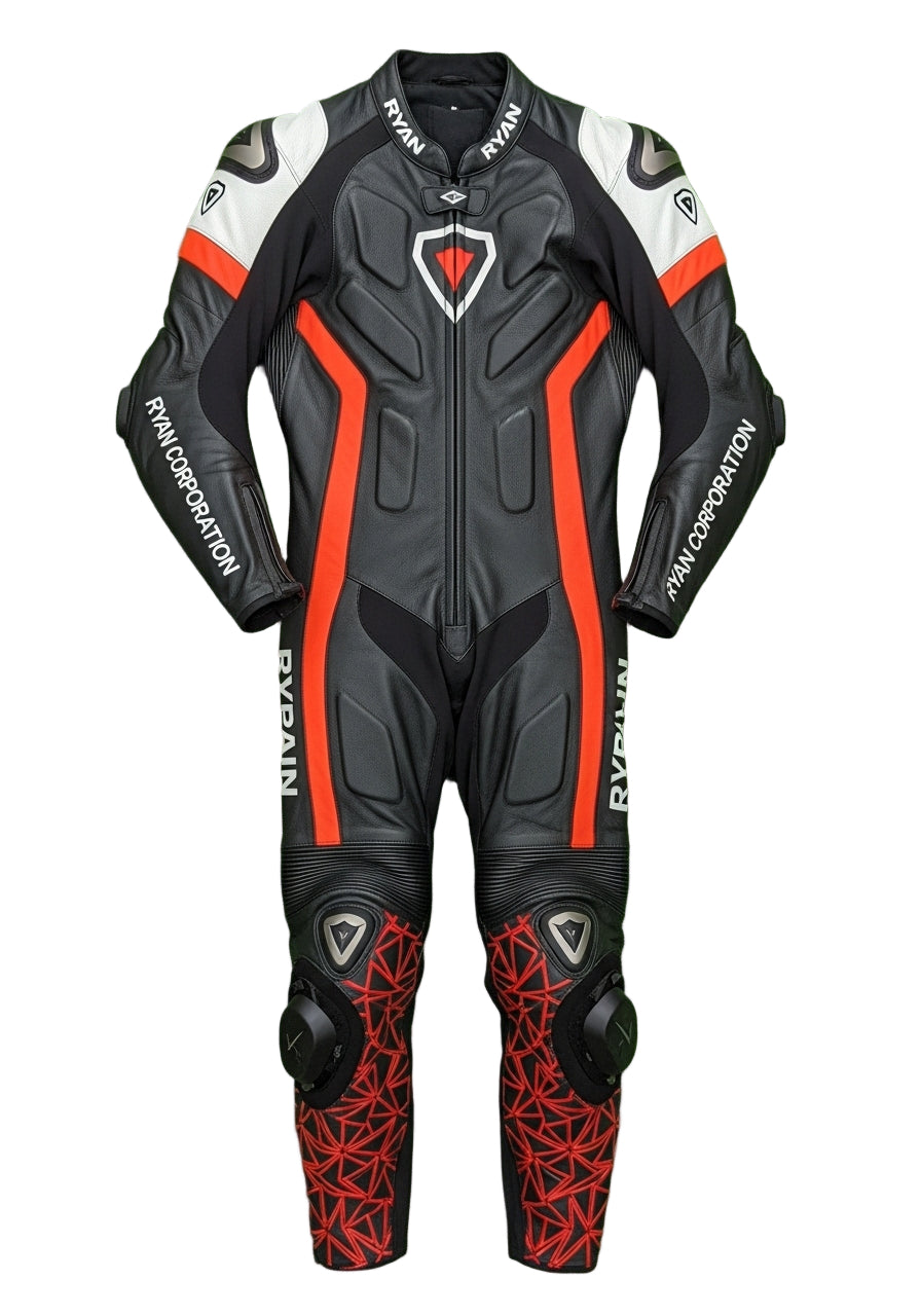Premium Cowhide Leather Motorcycle Suit