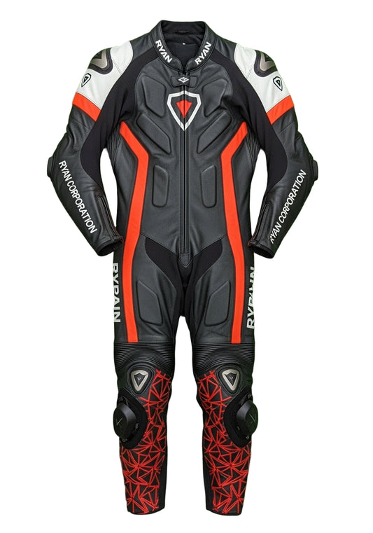 Premium Cowhide Leather Motorcycle Suit