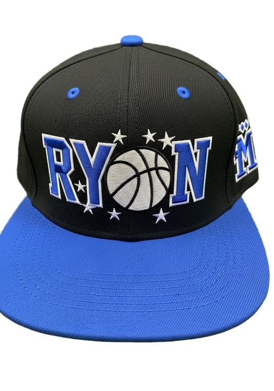 Ryan Corporation Magic Basketball Black & Blue Cap