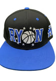 Ryan Corporation Magic Basketball Black & Blue Cap